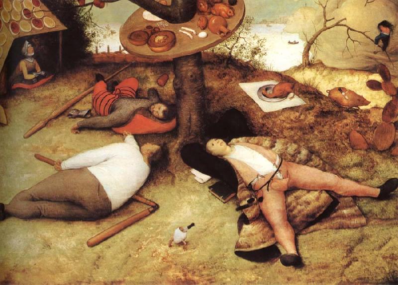 Pieter Bruegel Schlaraffenland oil painting picture
